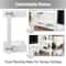 Mind Reader 2-Tier Desk Organizer with Clamp, Accessory Shelf for Office or Gaming, Office, Metal, White